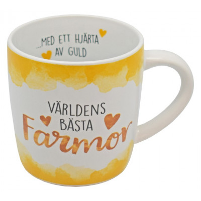 Mugg Världens bästa farmor