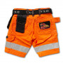 Arbetsshorts med Loxy-reflex Orange Bak