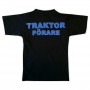 T-shirt Blå Traktor Landskap Bak